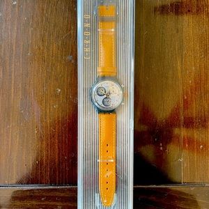 New swatch watch chrono